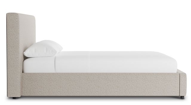 Grayton Gellar Brown 44" Upholstered Platform Bed