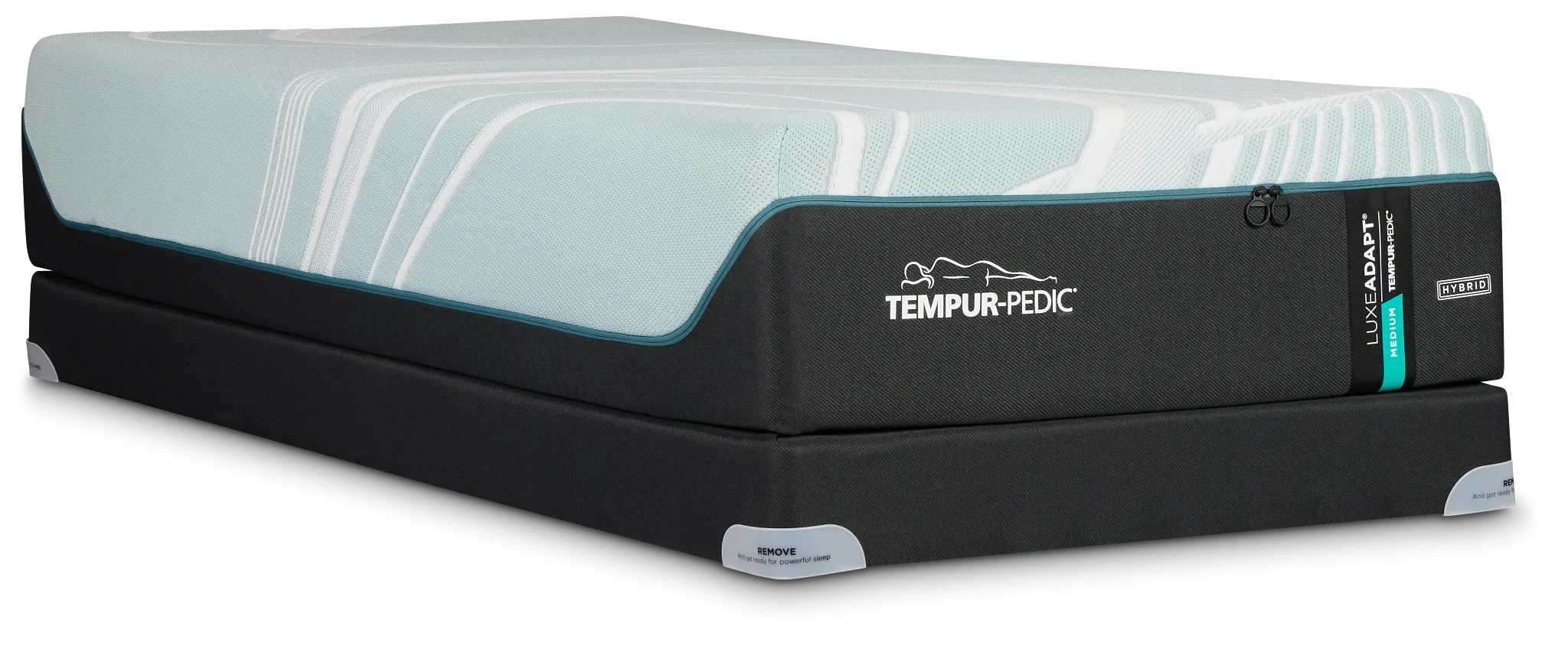 Tempur-pedic Tempur-luxeadapt Medium Hybrid Low-profile Mattress Set