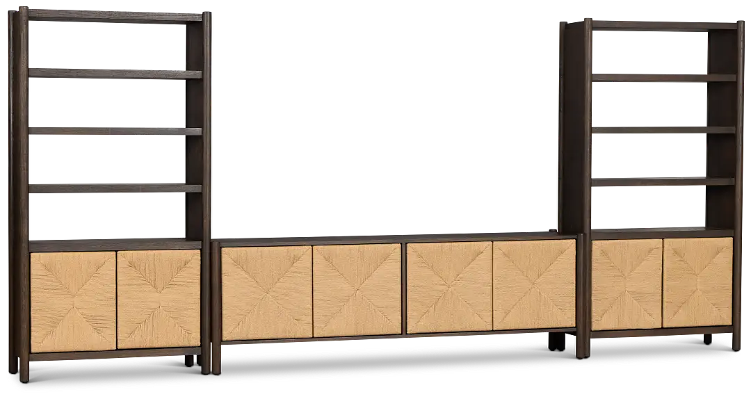Santorini Dark Tone 84" Entertainment Wall Santorini Dark Tone 84" Entertainment Wall