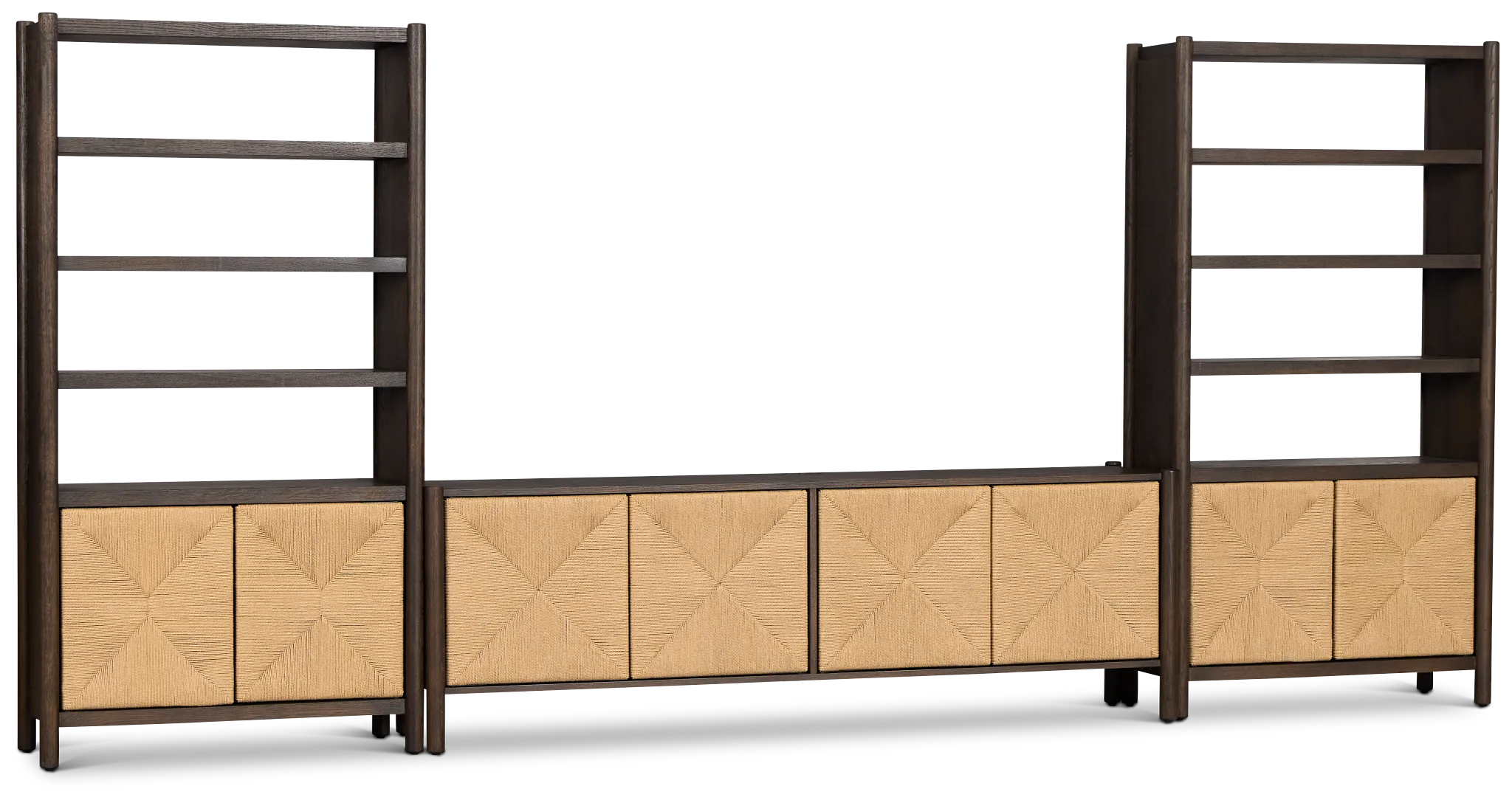 Santorini Dark Tone 84" Entertainment Wall