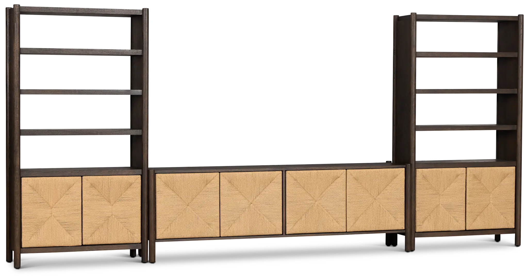 Santorini Dark Tone 84" Entertainment Wall Santorini Dark Tone 84" Entertainment Wall