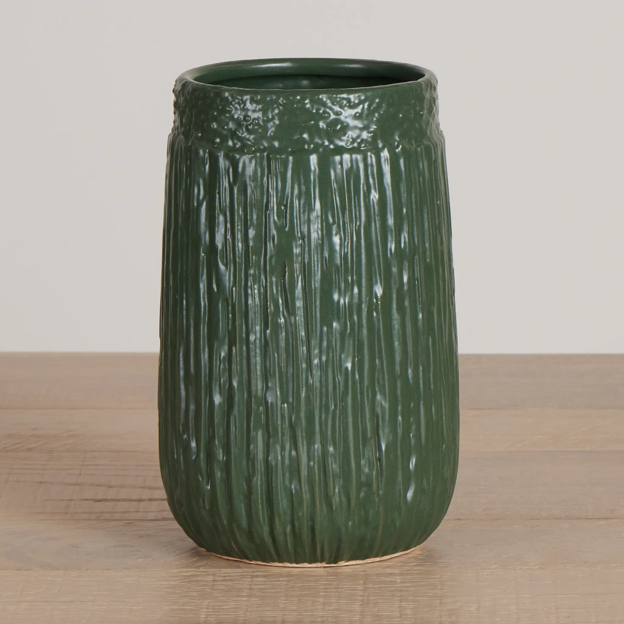 Birk Dark Green Medium Vase Birk Dark Green Medium Vase
