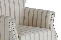 Layla Beige Fabric Accent Chair