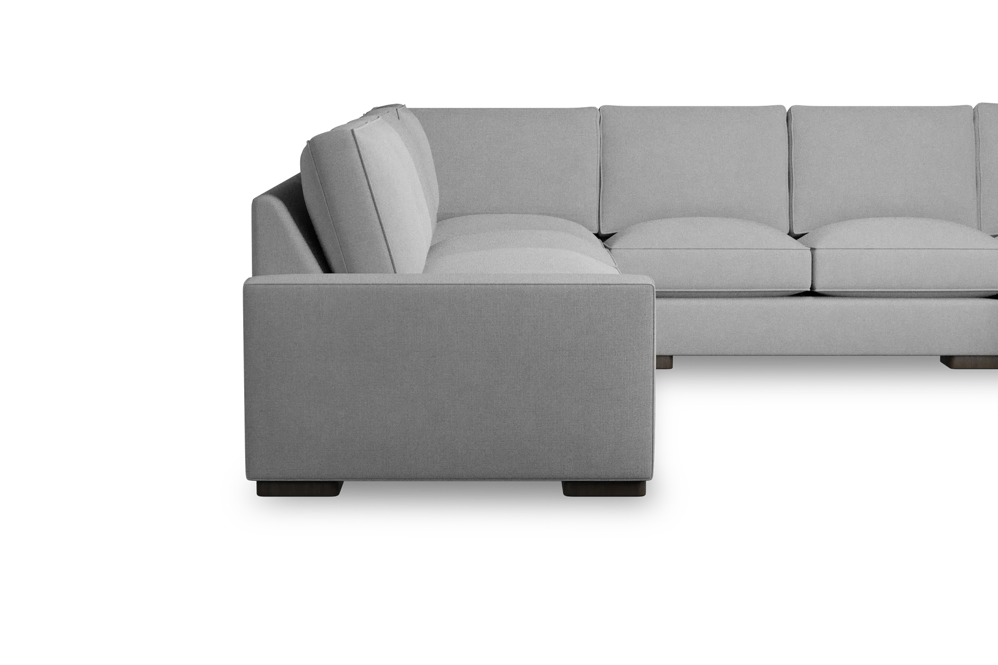 Edgewater Suave Gray Large Right Chaise Sectional