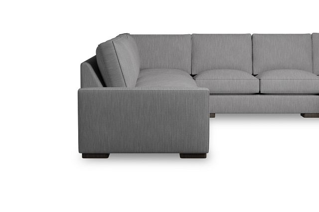 Edgewater Revenue Gray Large Right Chaise Sectional