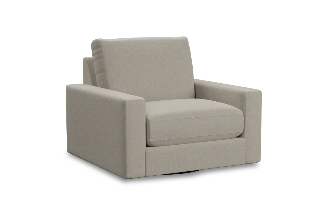 Edgewater Peyton Beige Swivel Chair