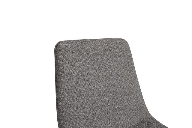 Hamilton Dark Gray Fabric Upholstered Side Chair