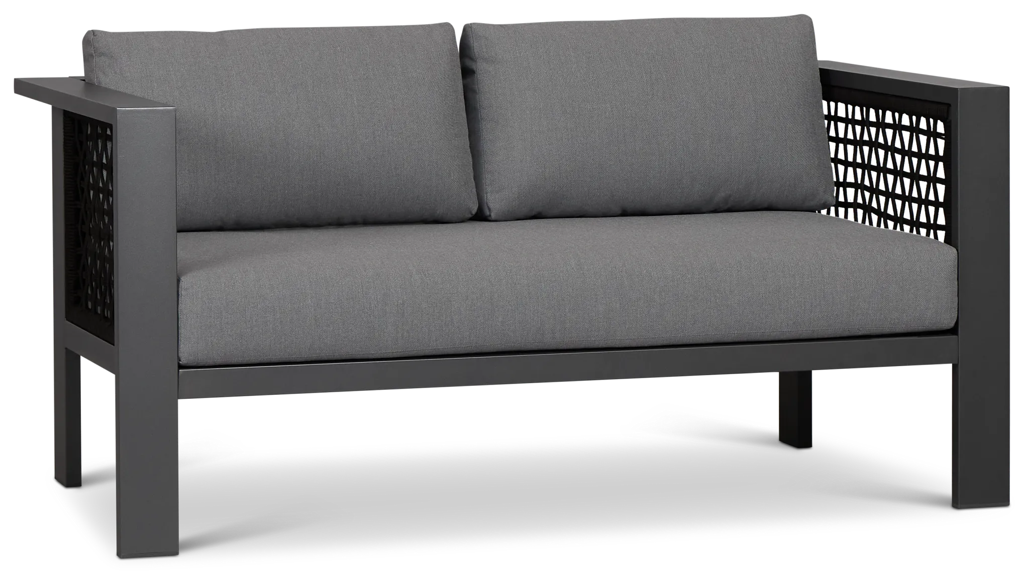Sunrise Dark Gray Loveseat
