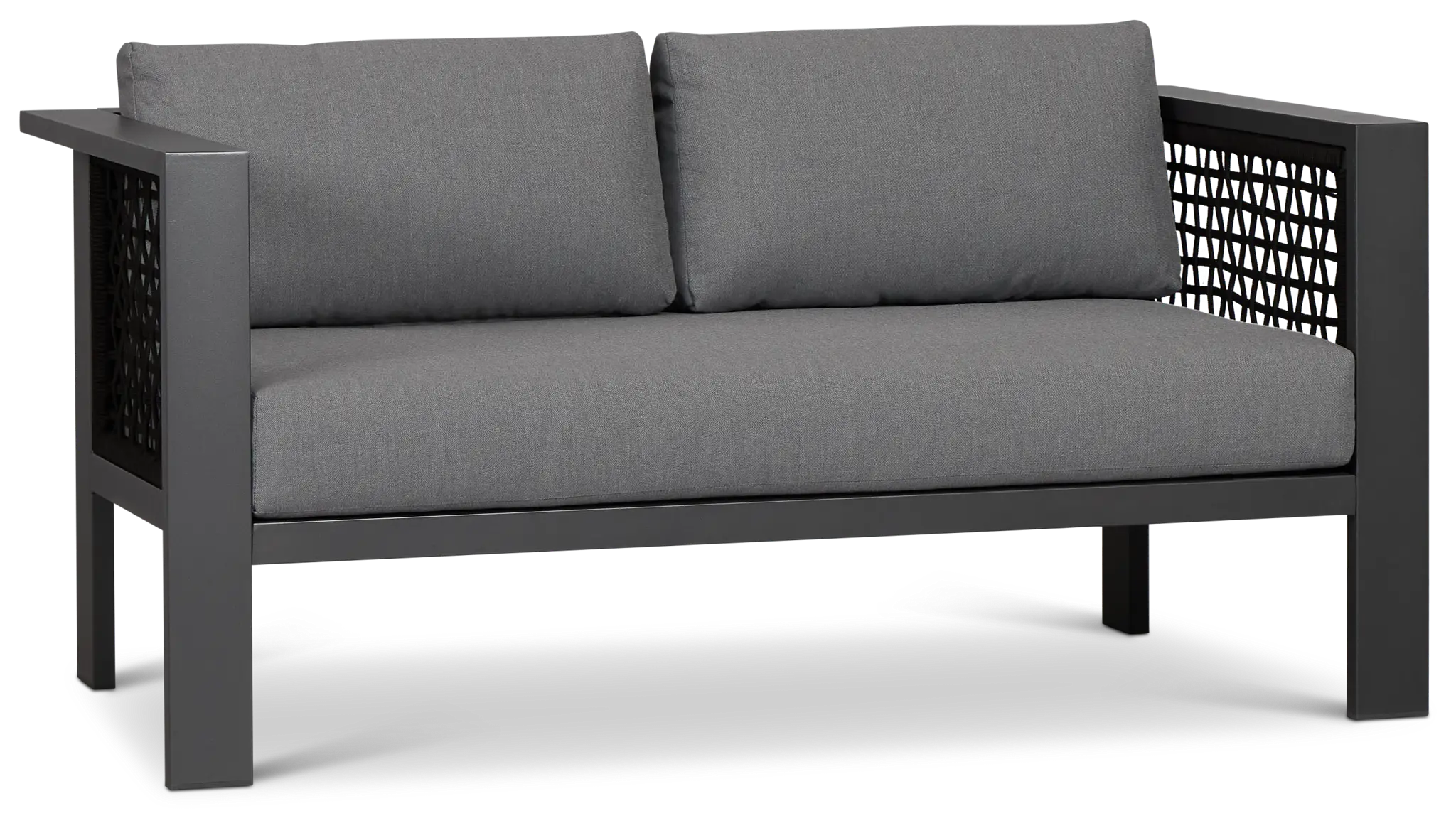 Sunrise Dark Gray Loveseat Sunrise Dark Gray Loveseat
