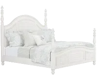 Savannah Ivory Poster Bed