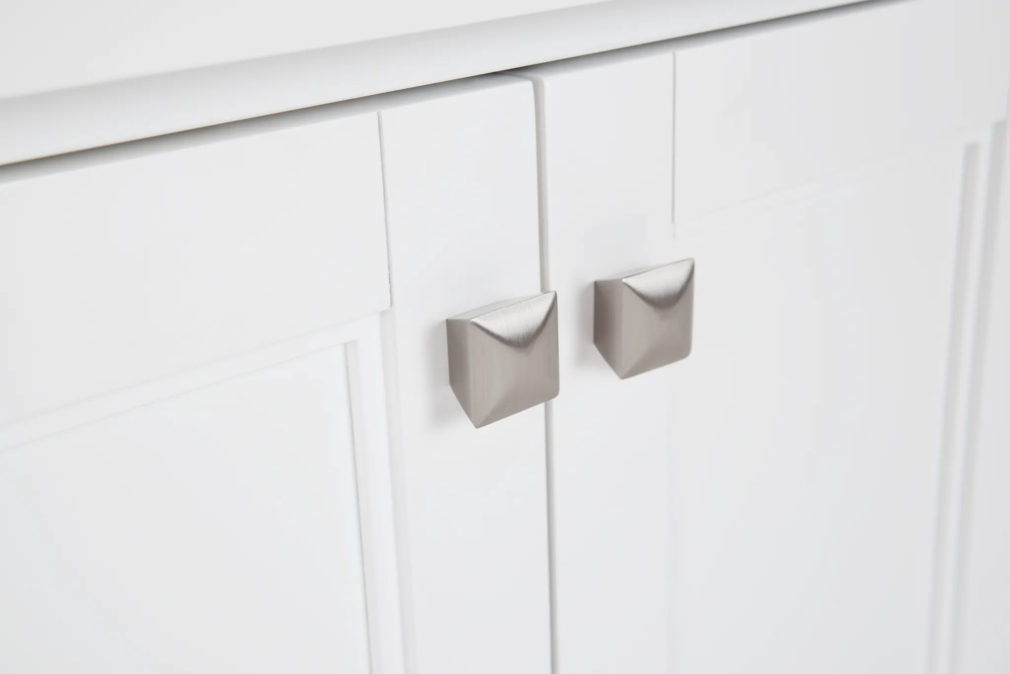 Newport White Small Peninsula Door Wall Desk