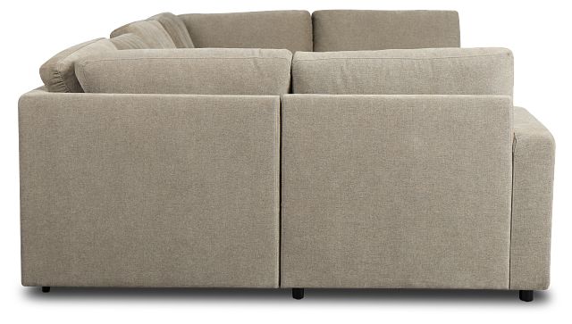 Addie Gray Fabric 8-piece Pit Storage Sectional