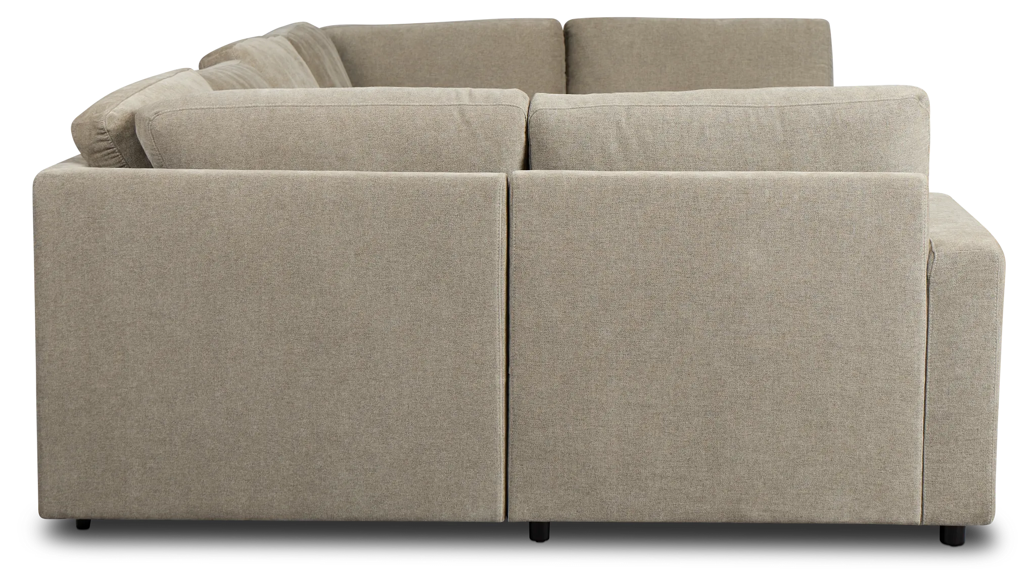 Addie Gray Fabric 8-piece Pit Storage Sectional