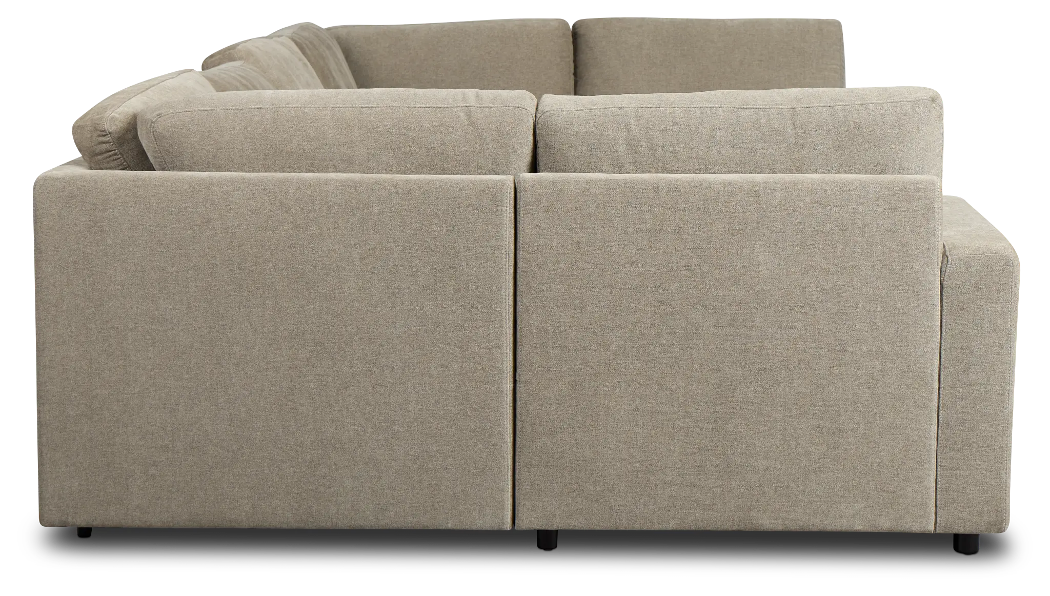Addie Gray Fabric 8-piece Pit Storage Sectional Addie Gray Fabric 8-piece Pit Storage Sectional