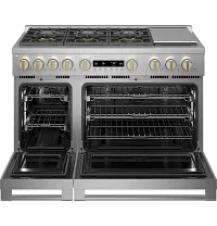 Monogram 486 Series Stainless Steel 48" Gas Range