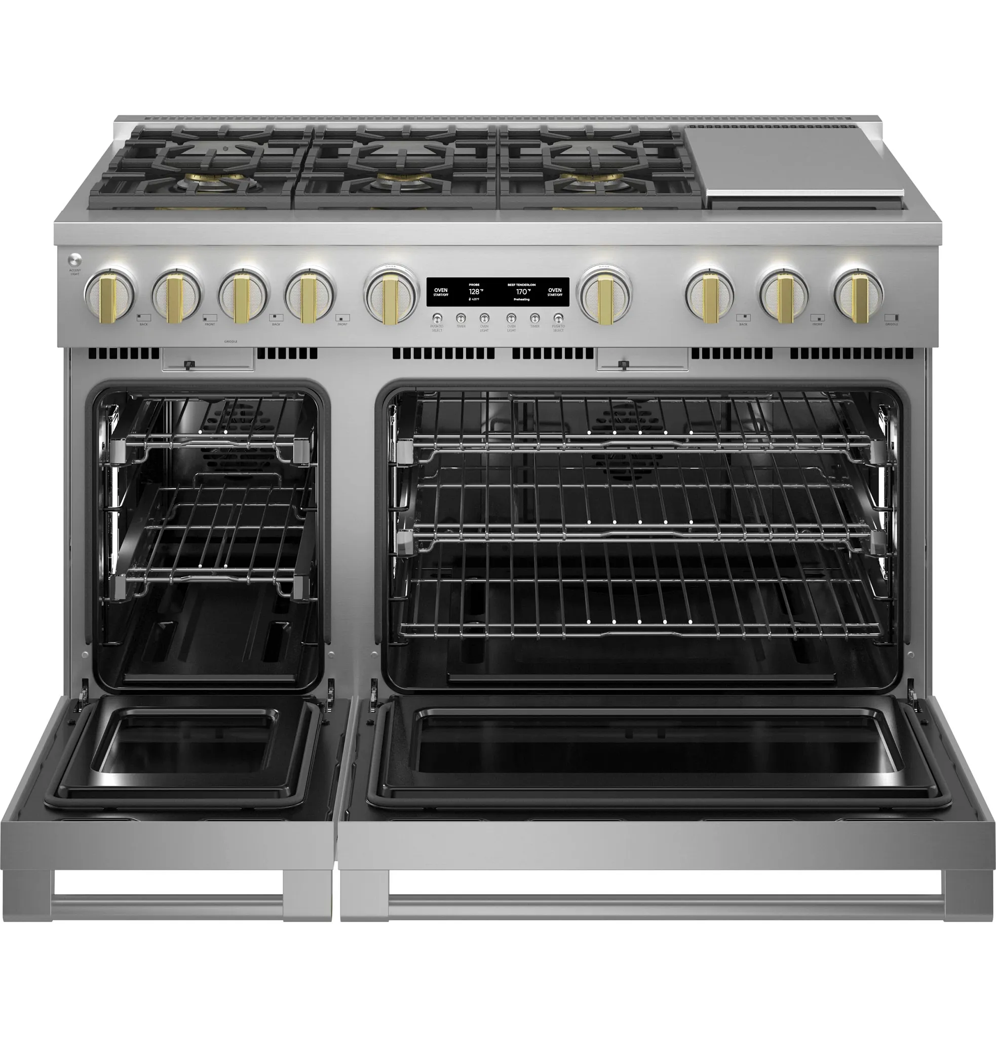 Monogram 486 Series Stainless Steel 48" Gas Range