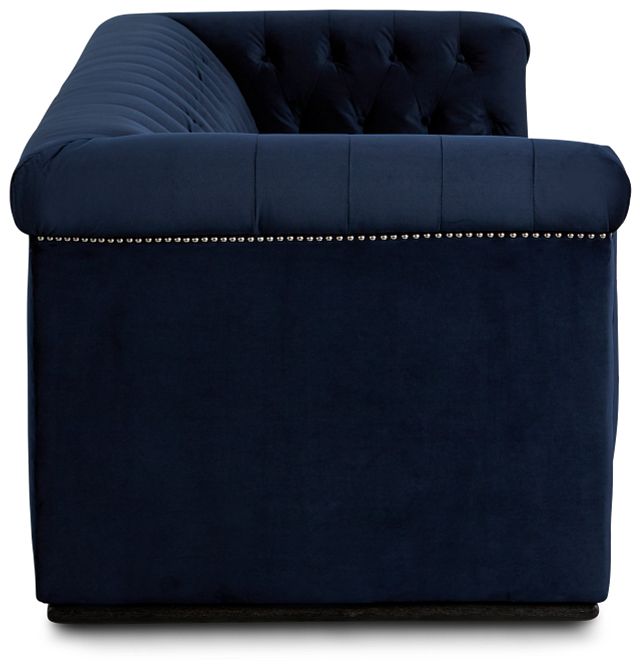 Blair Dark Blue Micro Sofa (3)