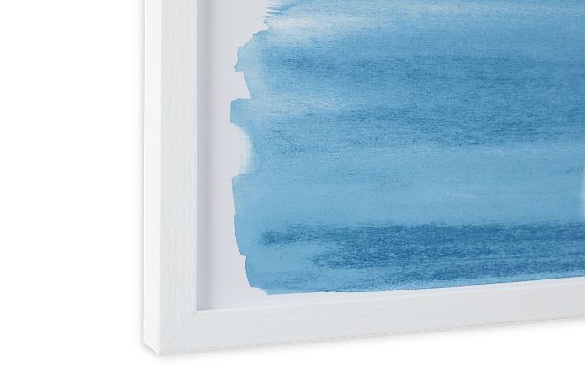 Sorely Light Blue Framed Wall Art