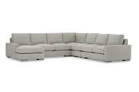 Edgewater Elite Gray Large Left Chaise Sectional