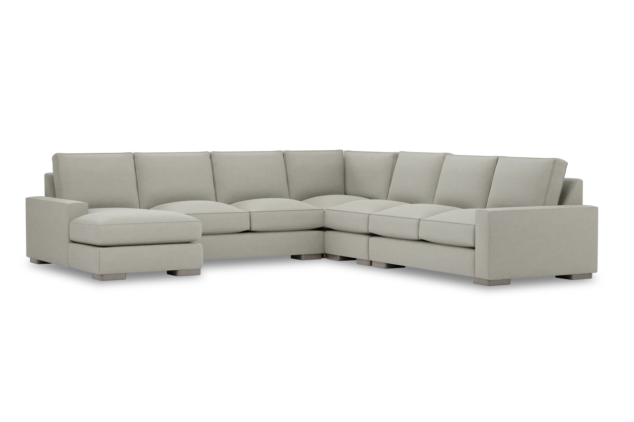 Edgewater Elite Gray Large Left Chaise Sectional