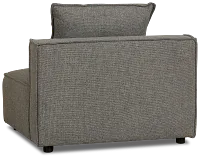 Tatum Gray Fabric Armless Chair