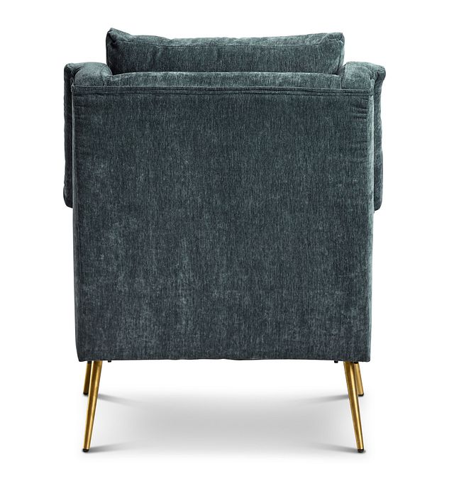 Cambridge Gray Velvet Accent Chair (4)