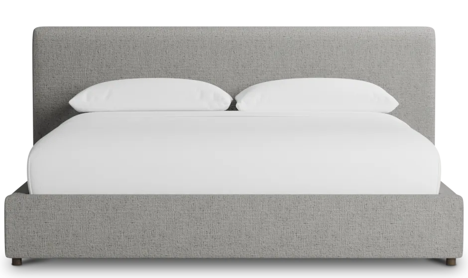 Grayton Linen 44" Upholstered Platform Bed