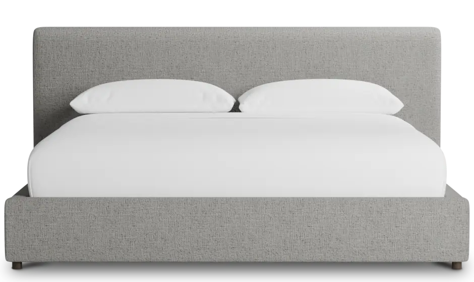 Grayton Linen 44" Upholstered Platform Bed Grayton Linen 44" Upholstered Platform Bed