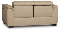 Flexsteel Brodie Taupe Lthr/vinyl Power Reclining Loveseat