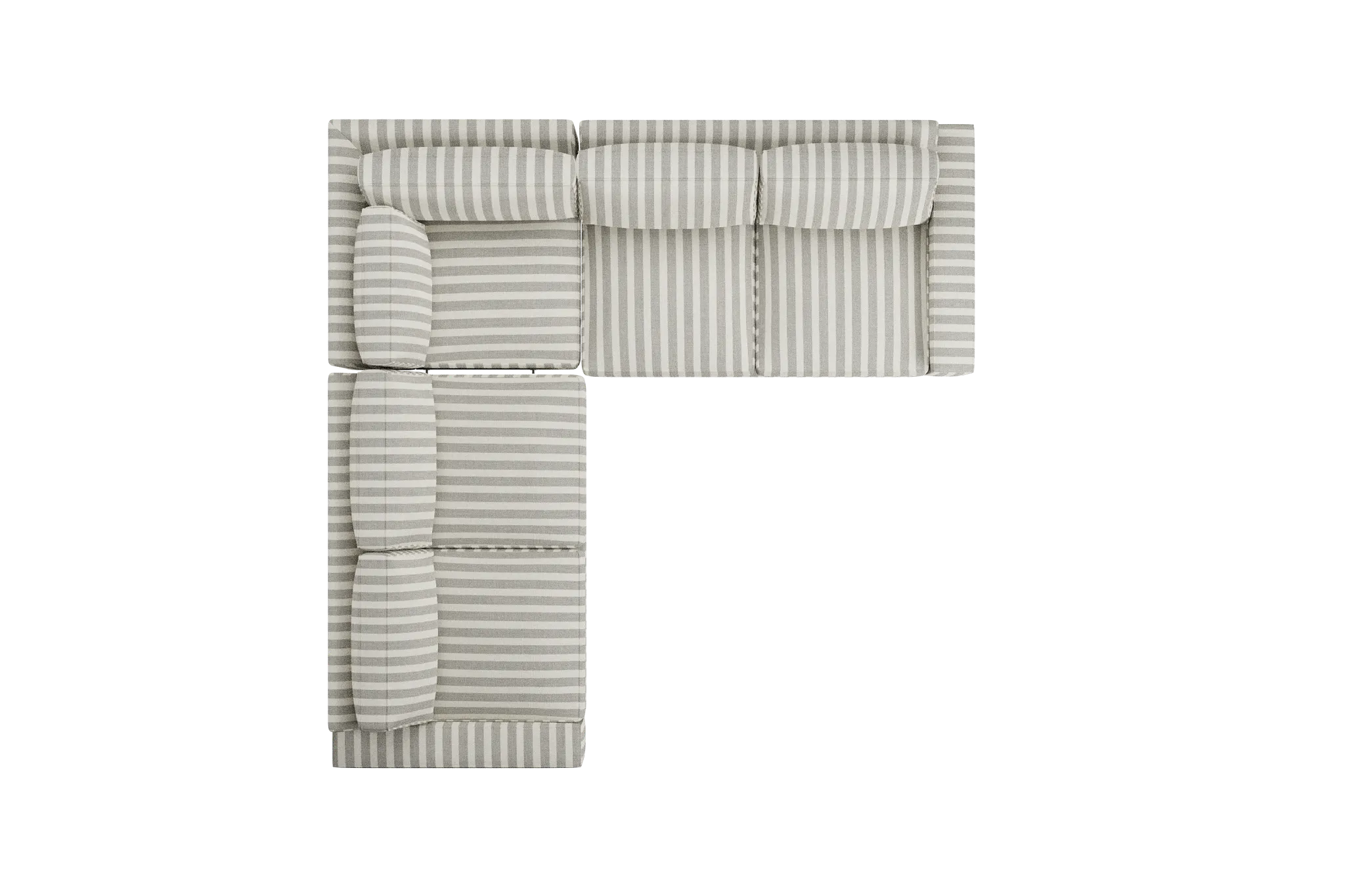 Edgewater Sea Lane Dark Gray Small Two-arm Sectional