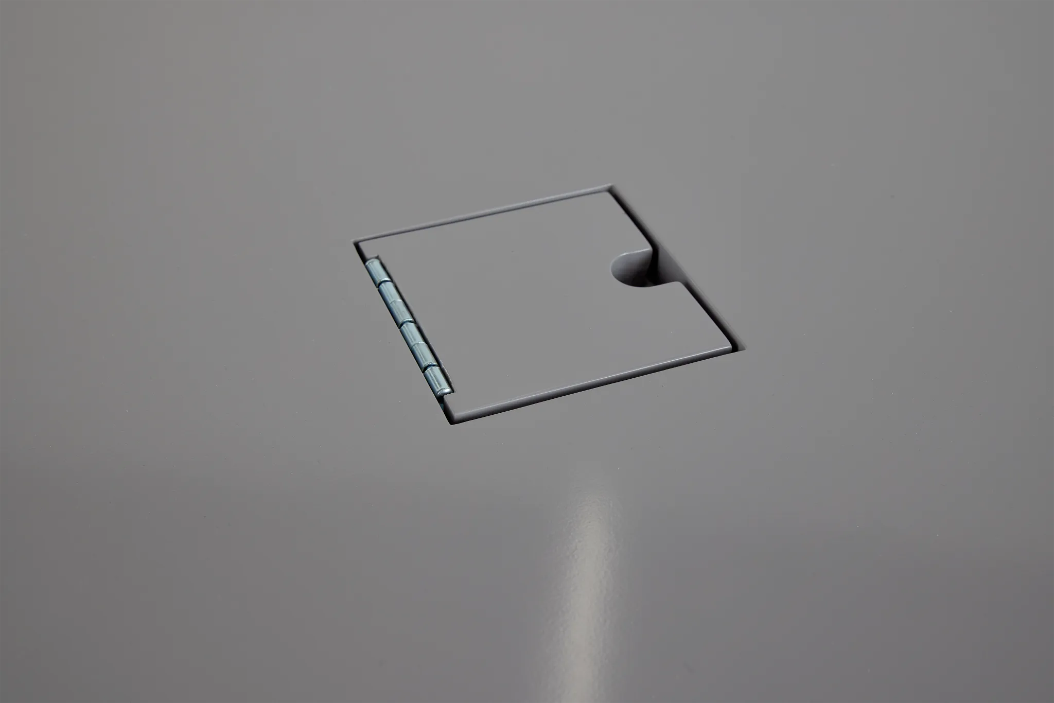 Newport Gray Peninsula Desk