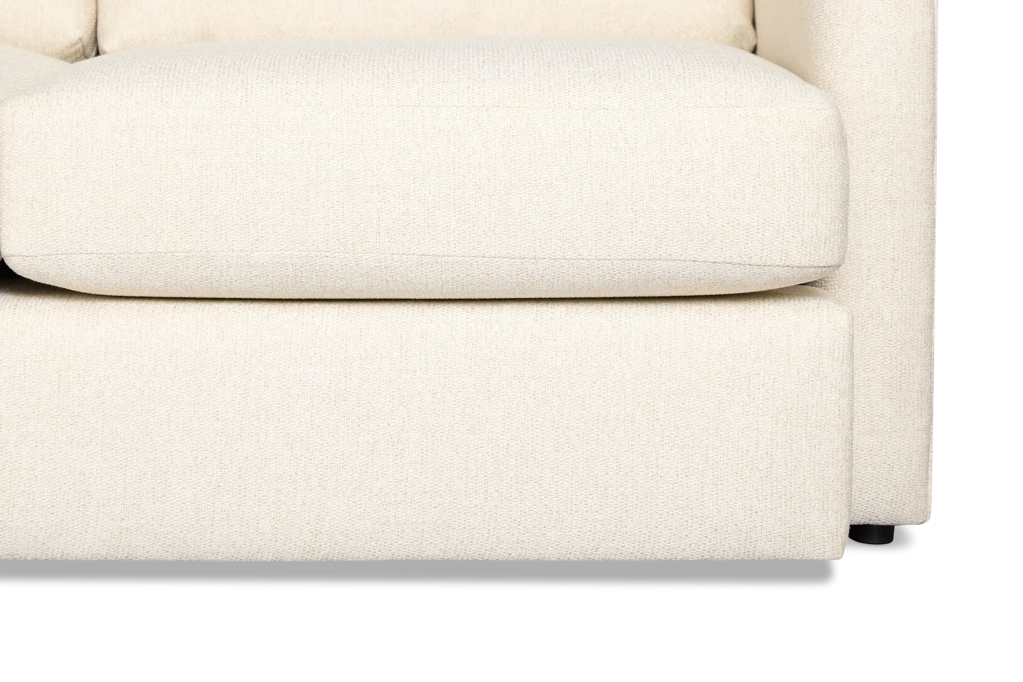 Maxwell Light Beige Fabric Medium Two-arm Sectional