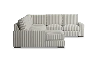 Edgewater Sea Lane Dark Gray Medium Left Chaise Sectional