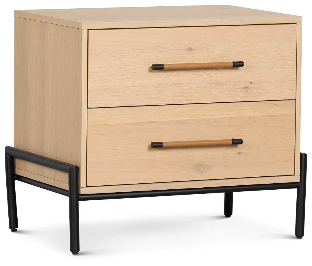 Highland Light Tone 2-drawer Nightstand