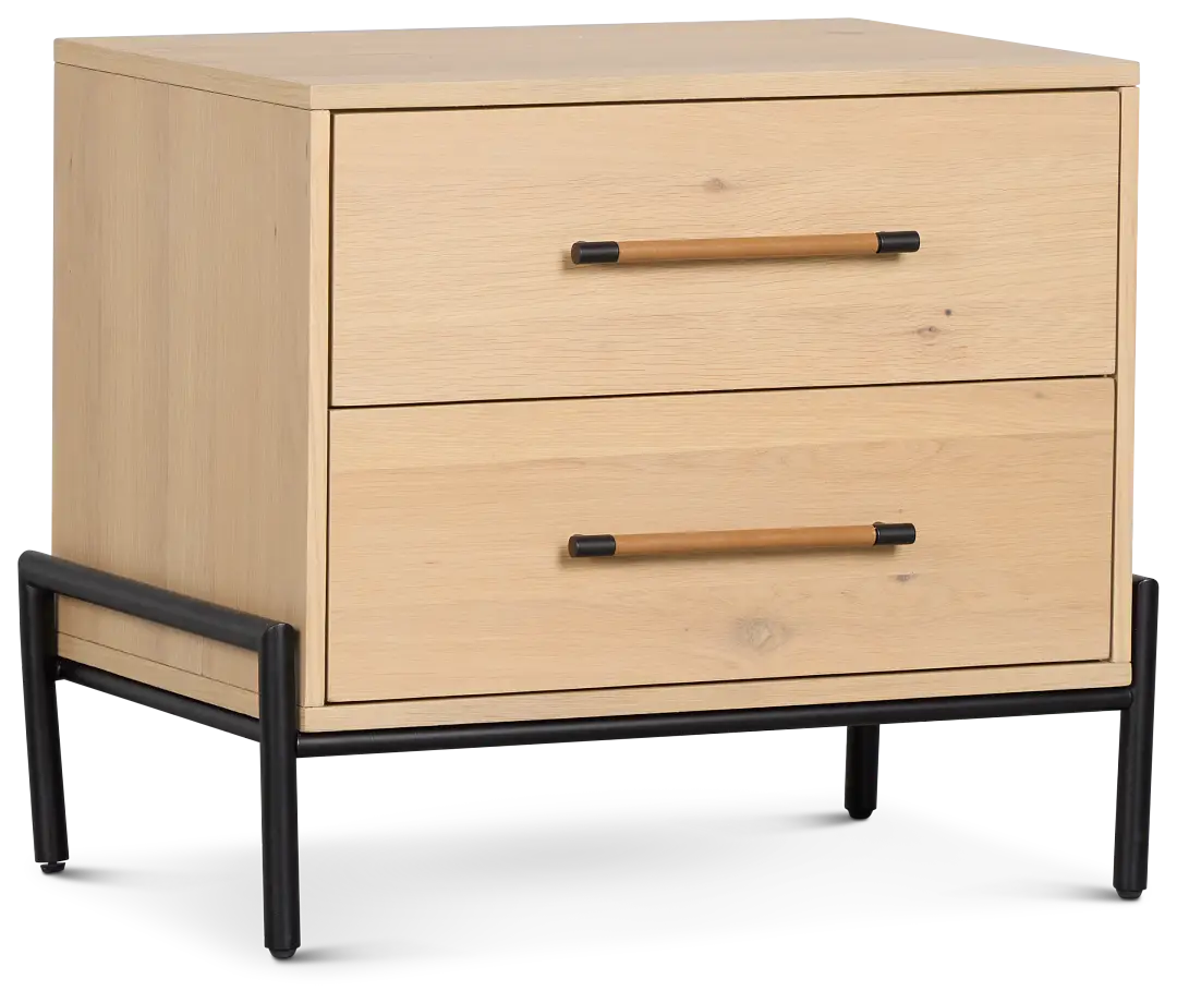 Highland Light Tone 2-drawer Nightstand Highland Light Tone 2-drawer Nightstand