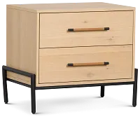 Highland Light Tone 2-drawer Nightstand