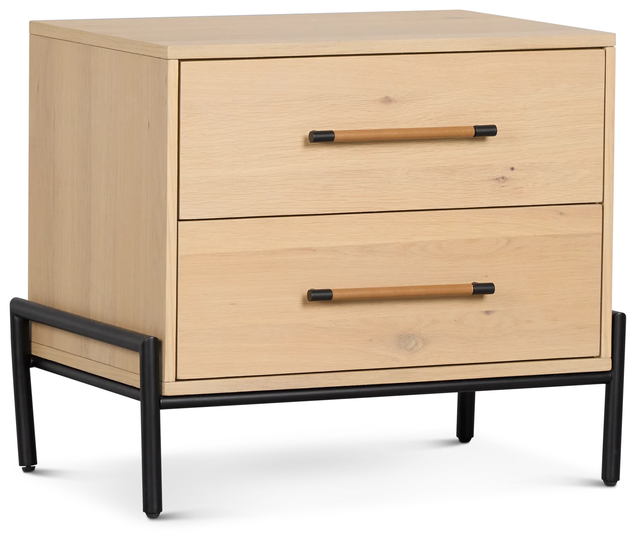 Highland Light Tone 2-drawer Nightstand