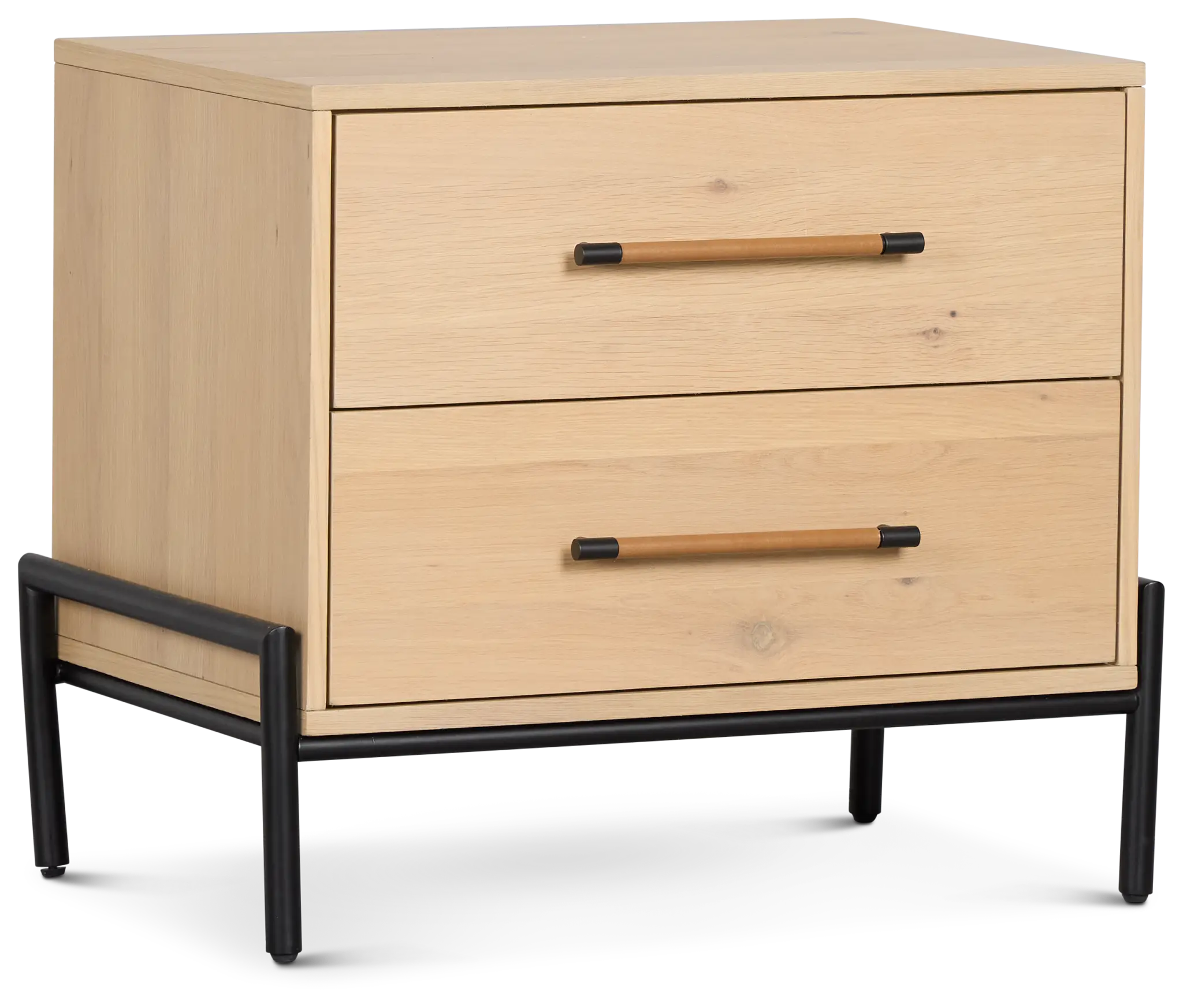 Highland Light Tone 2-drawer Nightstand Highland Light Tone 2-drawer Nightstand