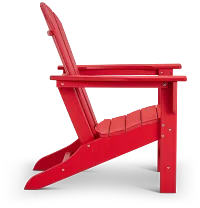 Cancun Red Adirondack Chair