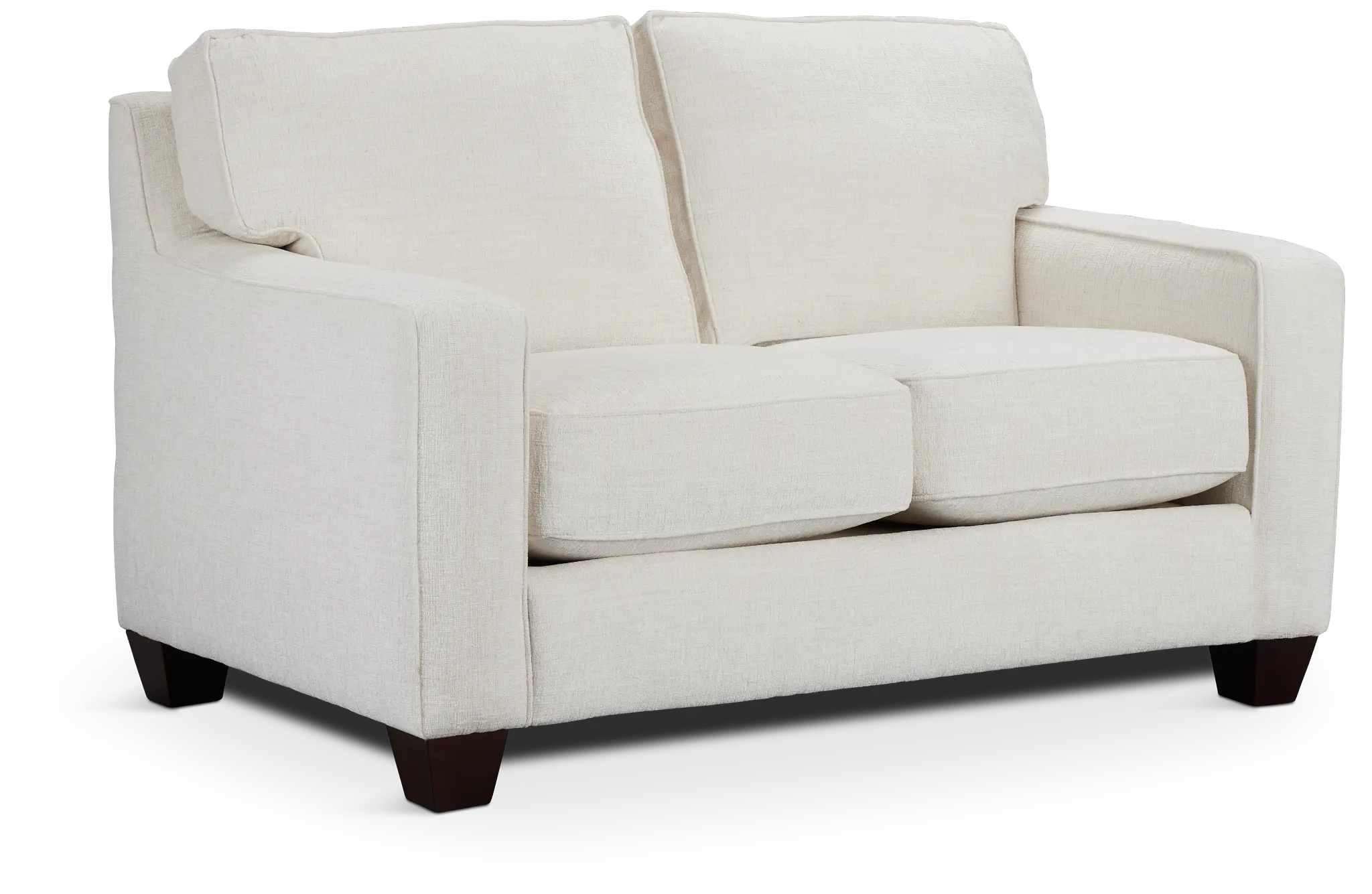 Andie White Fabric Loveseat Andie White Fabric Loveseat