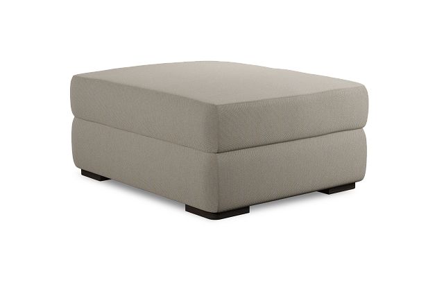 Edgewater Peyton Beige Ottoman