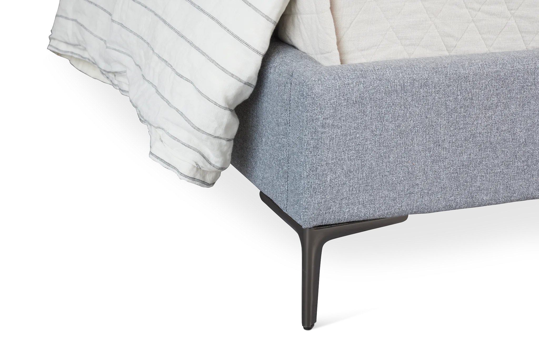 Kent Gray Uph Panel Bed