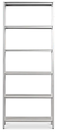 Lukas Silver Bookcase