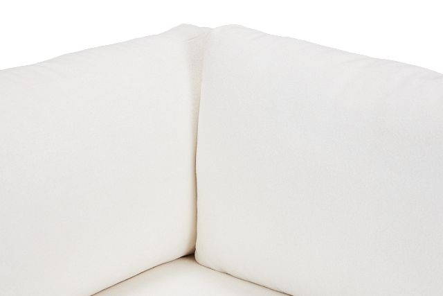 Destin Elite Ivory Fabric Corner Chair