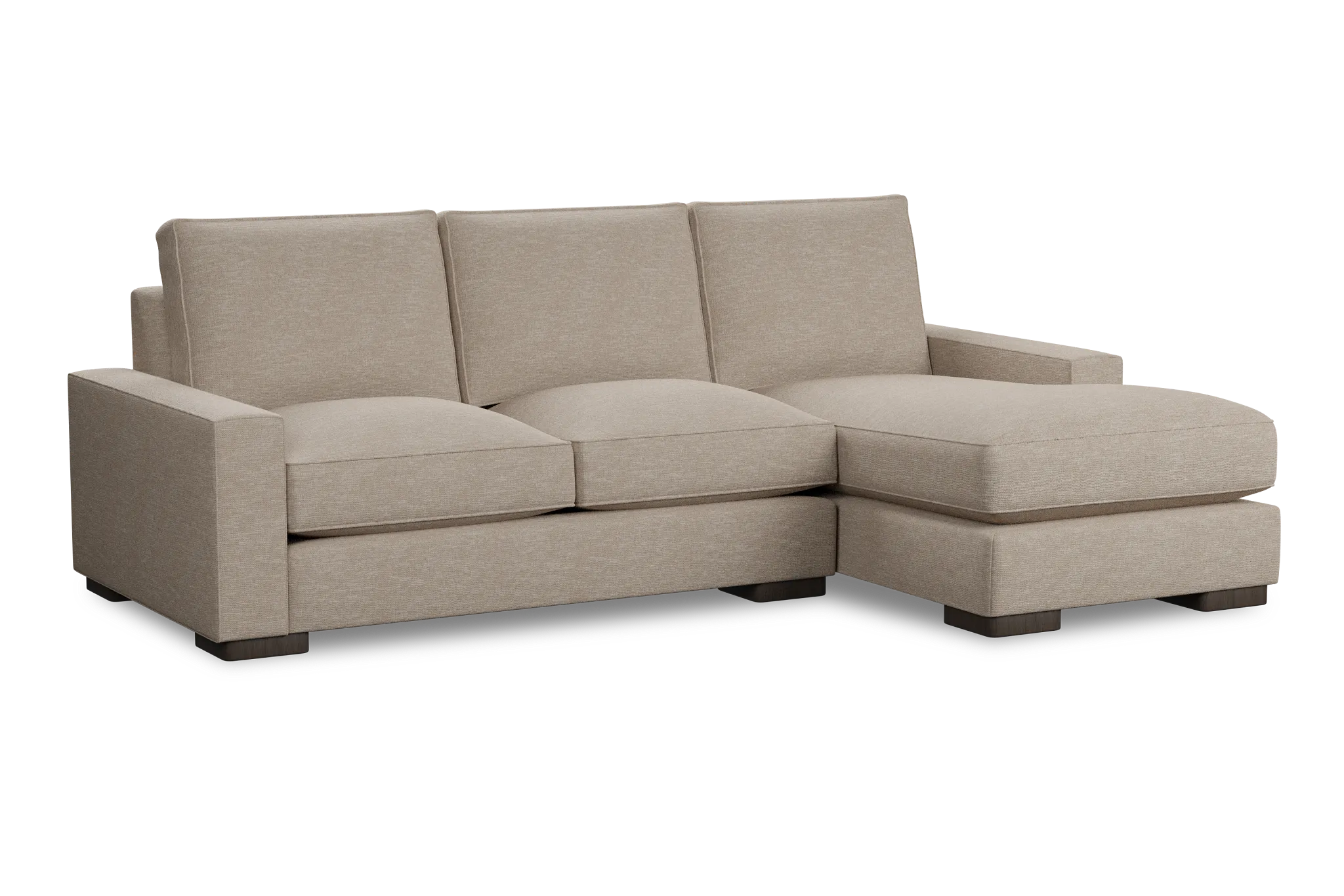 Edgewater Victory Taupe Right Chaise Sectional