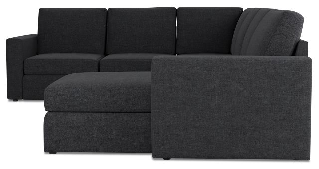 Citymod Dark Gray Fabric Medium Right Chaise Sectional