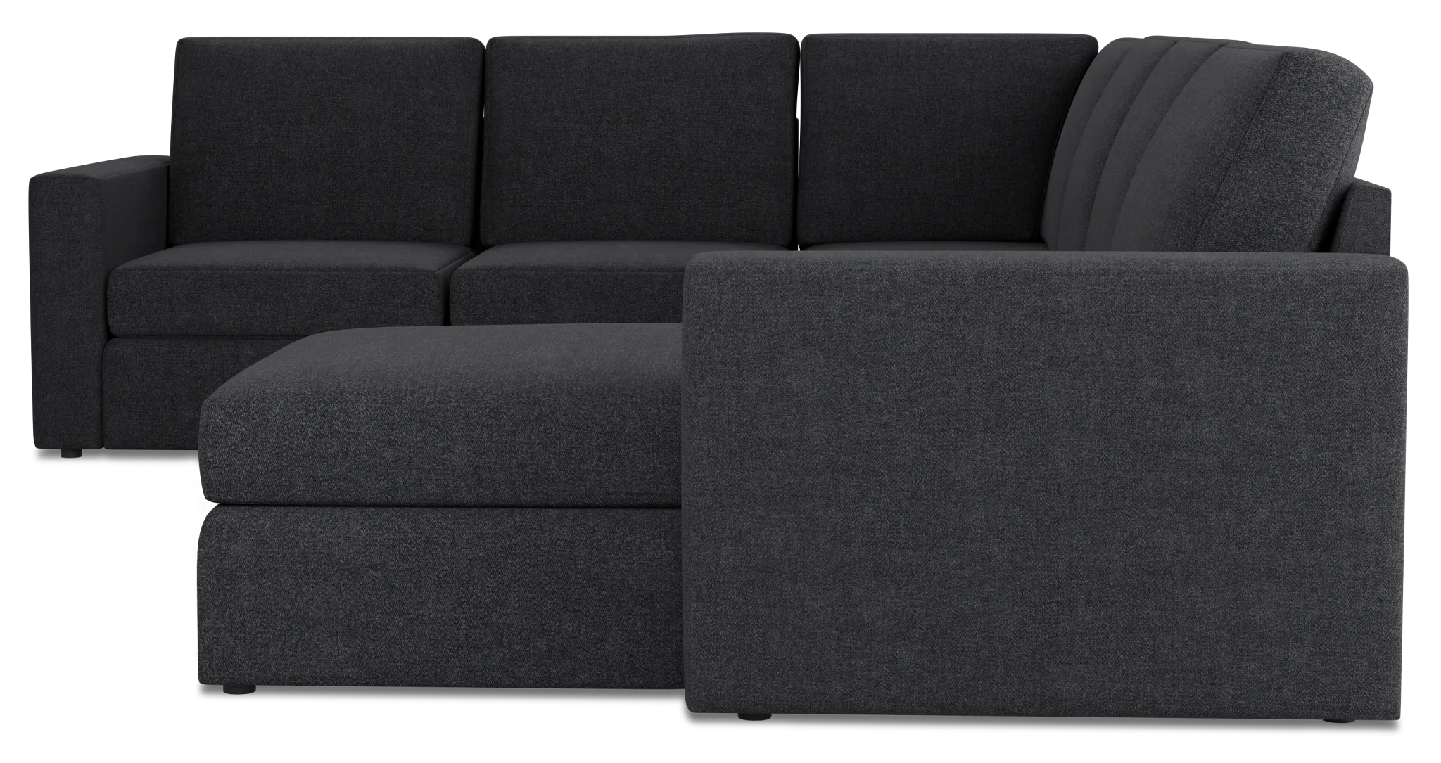 Citymod Dark Gray Fabric Medium Right Chaise Sectional