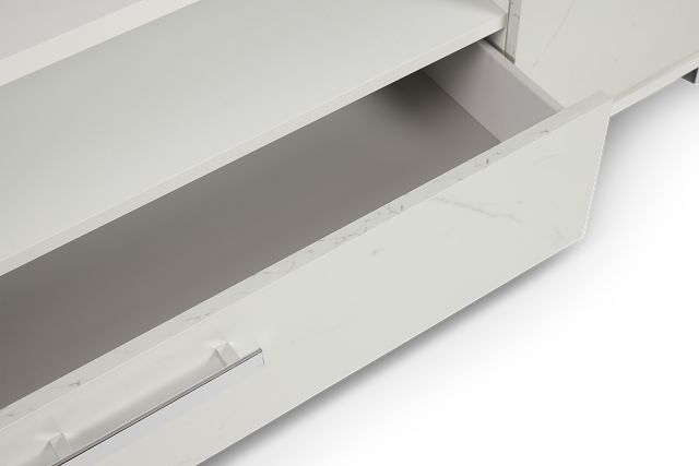 Modena White 86" Tv Stand