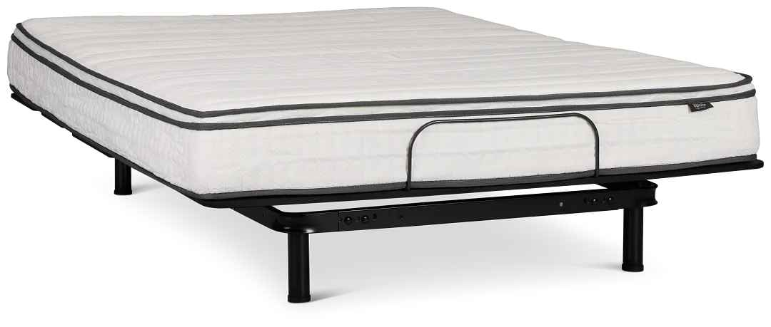 Rest & Renew By Zinus 8" Hybrid Slat Adjustable Mattress Set