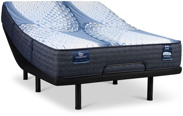 Serta Icomfort Aveda Plush Deluxe Adjustable Mattress Set